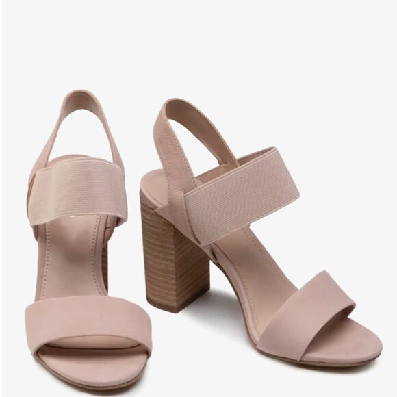 Aldo Shoes - Aldo | Block Heels |  Color: Light Pink/Nude Wooden Textured | Size: 7